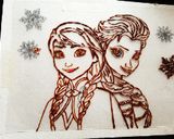 アナ雪キャラチョコ♡作り方2写真
