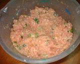 お弁当にも♬鶏つくねの甘辛煮作り方1写真