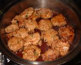 お弁当にも♬鶏つくねの甘辛煮作り方3写真
