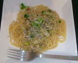 ジャコとネギのガーリック醤油パスタ作り方8写真