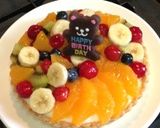 2歳の誕生日☆簡単フルーツタルト☆ケーキ作り方6写真