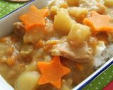 ルー不使用*まろやか豆乳入り子供カレー*作り方8写真