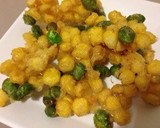 ＊とうもろこしと枝豆のかき揚げ＊作り方4写真