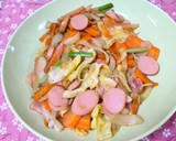 簡単☆魚肉ソーセージのオイスター炒め作り方8写真