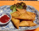 リメイク☆ポテトサラダのサモサ作り方6写真