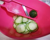 ごま油の香り~きゅうりと梅しその和え物♪作り方1写真