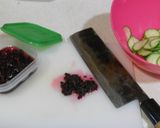 ごま油の香り~きゅうりと梅しその和え物♪作り方2写真