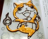 チョコペン♪ジバニャンのチョコプレート作り方7写真
