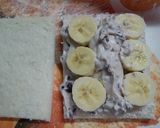 ふわっと軽い生クリ餡とバナナのサンド作り方2写真