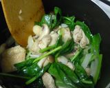 キノコとほうれん草のチキングラタン作り方3写真
