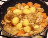 我家の定番 フライパンで作る肉じゃが作り方11写真