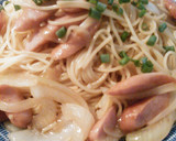 ウィンナーと玉ねぎの和風パスタ☆作り方4写真