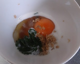 お弁当のおかず★モロヘイヤとツナの卵焼き作り方2写真