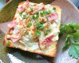 オニスラ・ベーコンの焼肉たれトースト作り方6写真