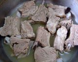 スペアーリブ（スペア−リブの甘黒酢煮）作り方6写真