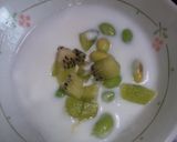 枝豆とキウイの緑ヨーグルト作り方4写真