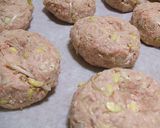 ピギーさんちのかさましバーグ♪に豆腐入り作り方2写真