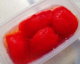 完熟安売りトマトの保存法！トマトのマリネ作り方4写真