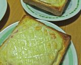 我が家の定番朝食！ハムチートースト作り方4写真