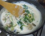キノコとほうれん草のチキングラタン作り方7写真