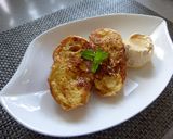 簡単！カフェ風しっとりフレンチトースト☆作り方5写真