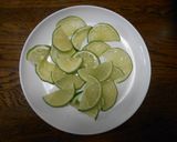 ホタテと水菜のカルパッチョライム仕立て作り方2写真