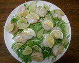 ホタテと水菜のカルパッチョライム仕立て作り方7写真