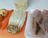 ルクエでシイラ野菜蒸し塩レモン風作り方1写真