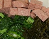 ゴーヤとスパムの昆布煮作り方2写真