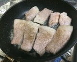 豚モモブロックで☆ひとくちトンテキ作り方2写真
