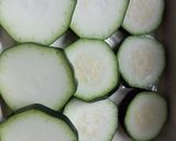 レンチン♪ズッキーニのおかかベーコン＊作り方1写真