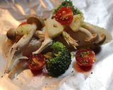 簡単おかず＊鱈と野菜のホイル焼き作り方2写真