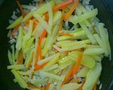 残りもの野菜でじゃがオムレツ☆作り方3写真