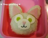 ジェラトーニのキャラ弁♡作り方2写真