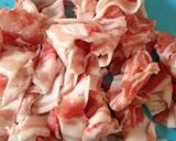 酸味の効いた☆肉汁つけうどんの汁作り方1写真