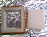中から卵がとろ～り♪ハム&チーズ食パン作り方1写真