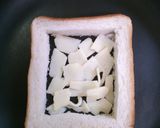 中から卵がとろ～り♪ハム&チーズ食パン作り方2写真
