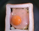 中から卵がとろ～り♪ハム&チーズ食パン作り方4写真