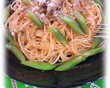 インゲンとゴボウのパスタ♪作り方11写真