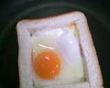 中から卵がとろ～り♪ハム&チーズ食パン作り方6写真
