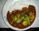 トマトベースの夏野菜カレー作り方5写真
