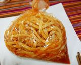 ☆うどんdeピリ辛ビビン麺☆作り方3写真