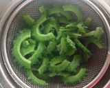 苦くないゴーヤと竹輪のきんぴら作り方1写真