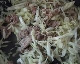 豚肉とキャベツの～卵とじ～作り方2写真