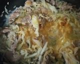 豚肉とキャベツの～卵とじ～作り方3写真