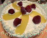 Ｈａｗａｉｉａｎ七夕ケーキ☆ミ　赤い流星作り方16写真