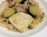 簡単！ズッキーニ入りそうめんチャンプルー作り方5写真