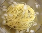 山菜とジャコの冷製スパゲッティ作り方2写真
