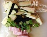 夏野菜のあったか洋風そうめん作り方1写真