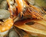 海老とあさりの贅沢トマトクリームパスタ作り方6写真